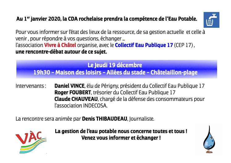 Affiche rencontre CEP17